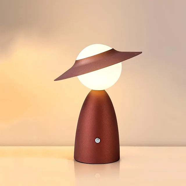 Bezprzewodowa lampka stołowa LED z ładowarką indukcyjną