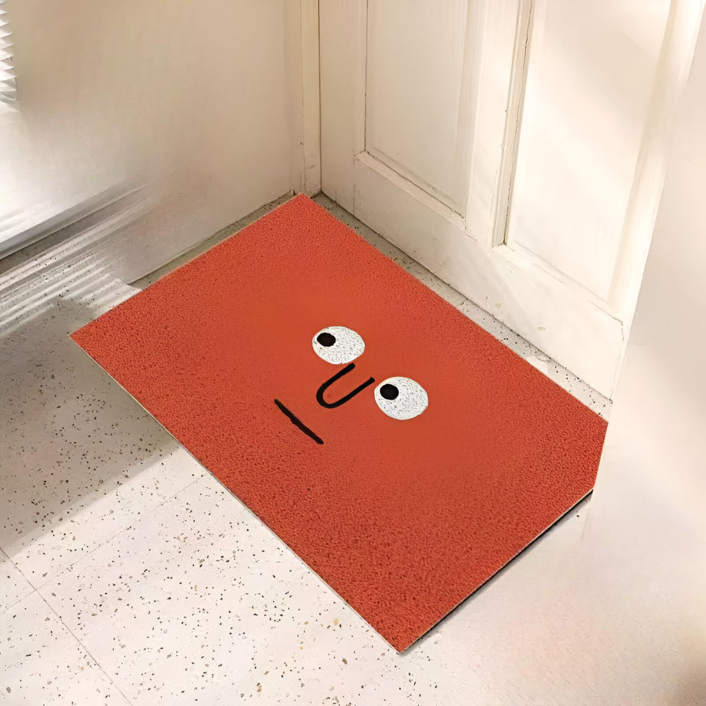 Antypoślizgowa wycieraczka PVC ze smiley 40 × 60 cm