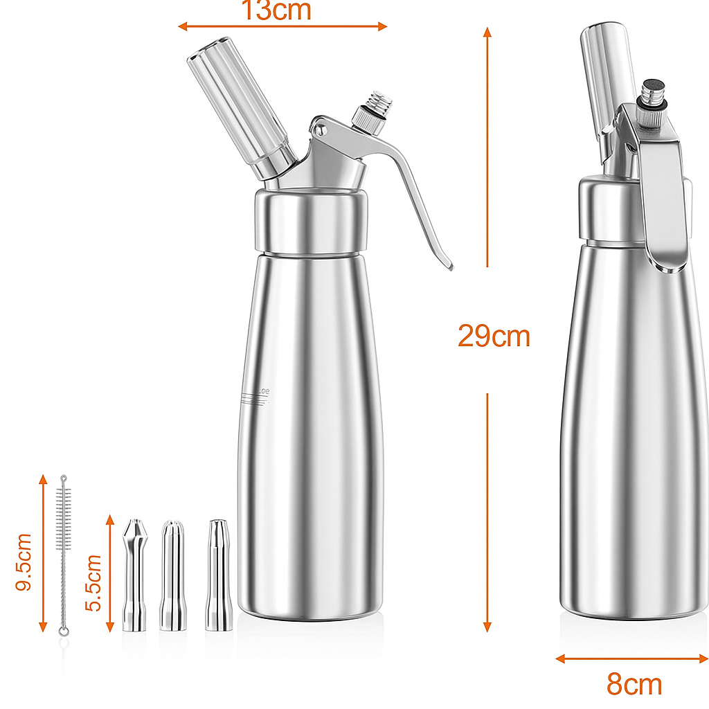 Profesjonalny syfon do bitej śmietany 500 ml