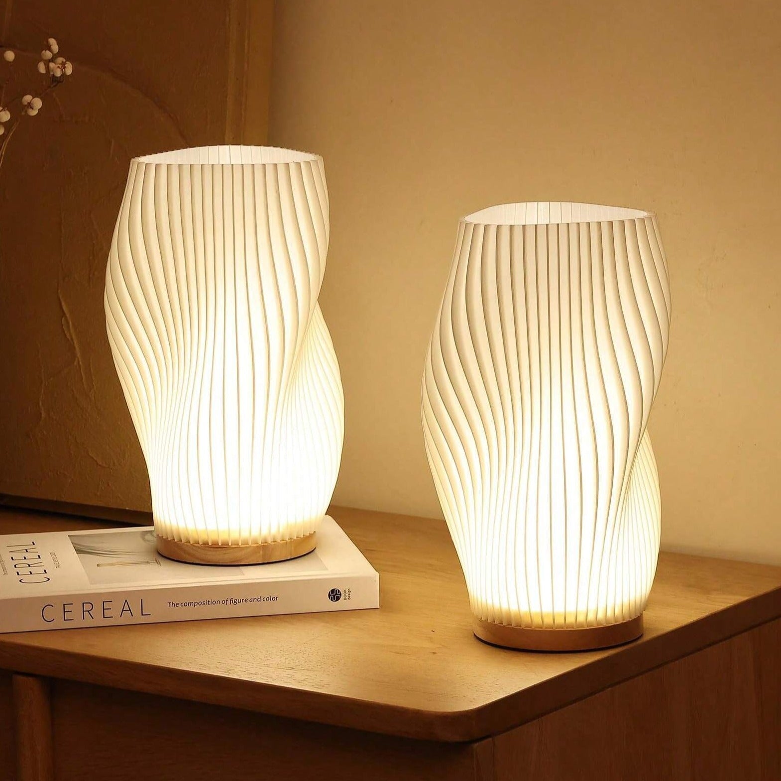 Lampa wisząca LED ściemniana z USB do salonu