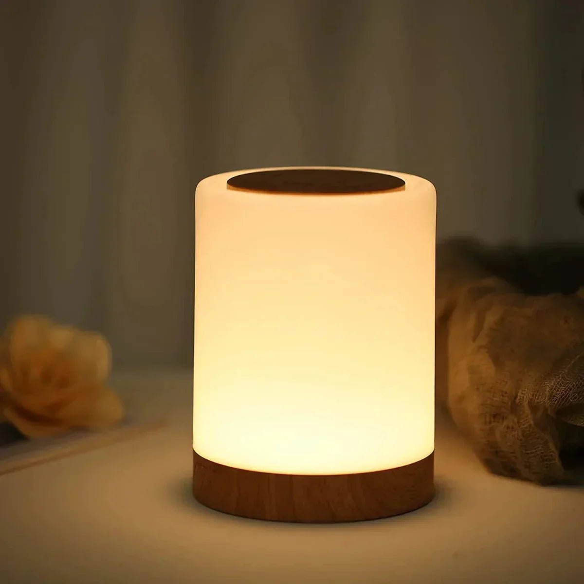 Lampa stołowa przenośna LED dotykowa ściemniana