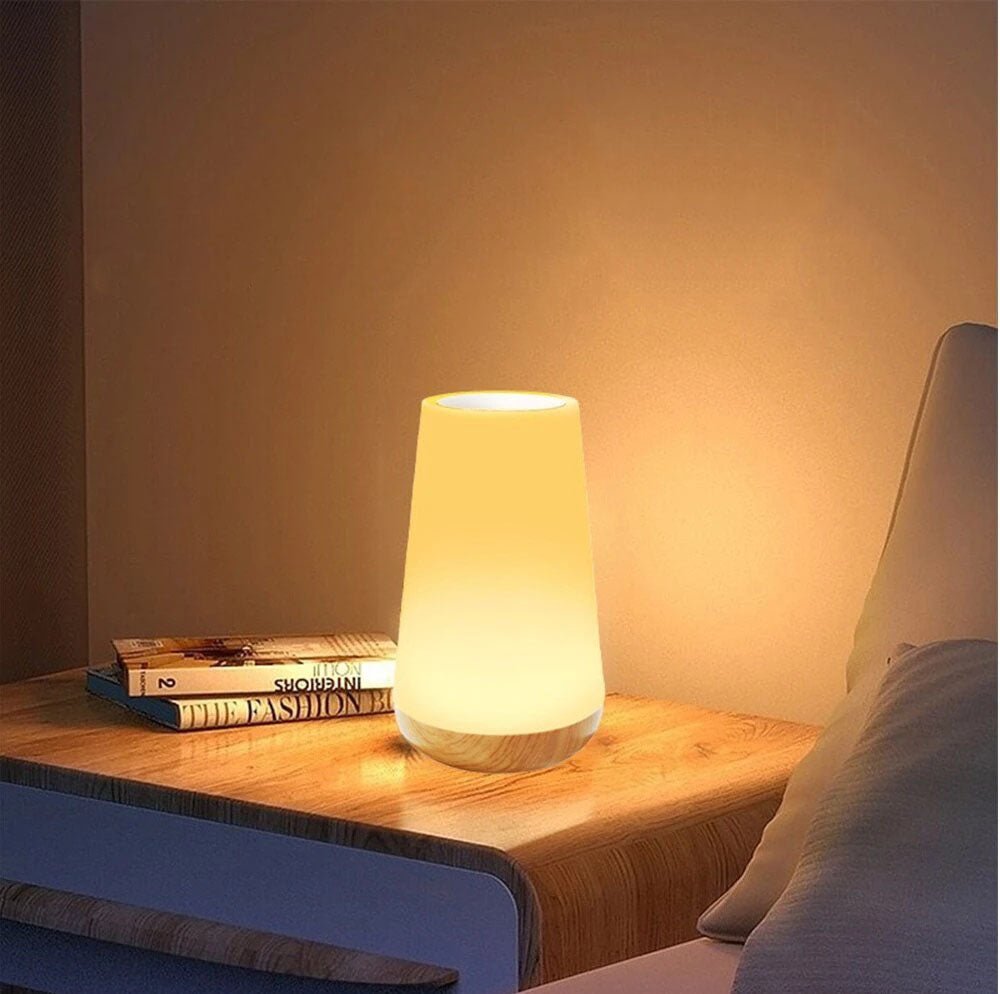 Lampa stołowa przenośna LED dotykowa ściemniana