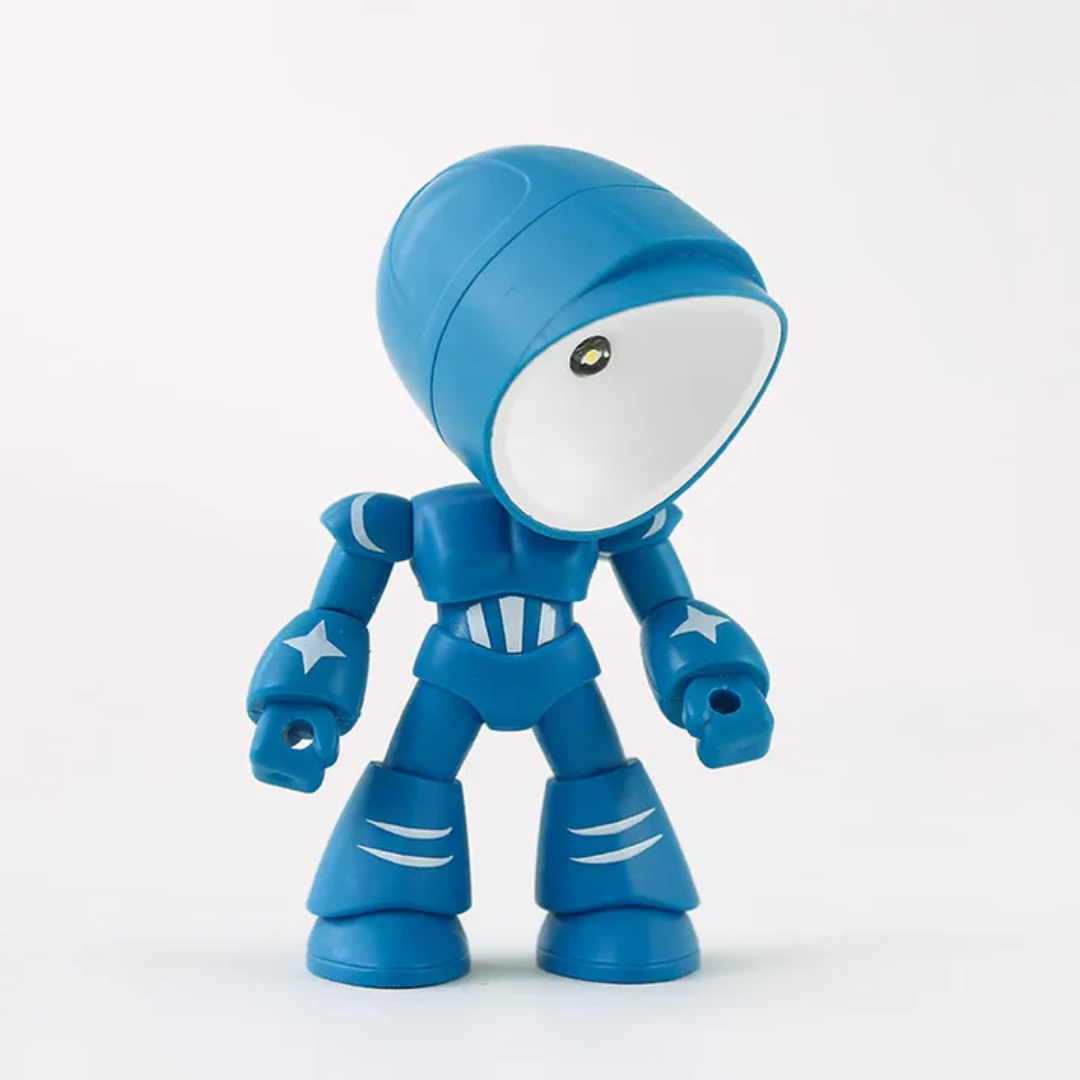 Bezprzewodowa lampka stołowa LED robot do biurka i pokoju dziecka