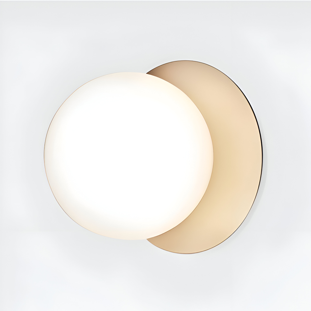 Lampa sufitowa szklana kula LED G9 do salonu i sypialni