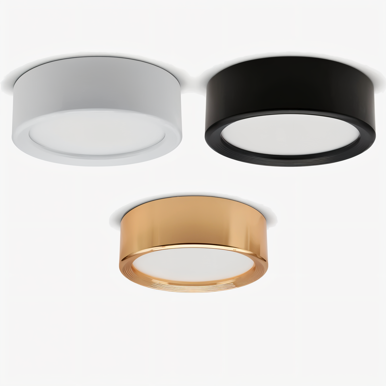 Lampa sufitowa LED okrągła ultra slim aluminiowa