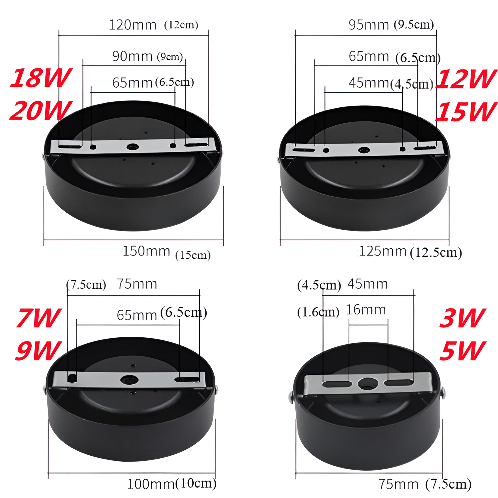 Lampa sufitowa LED okrągła ultra slim aluminiowa