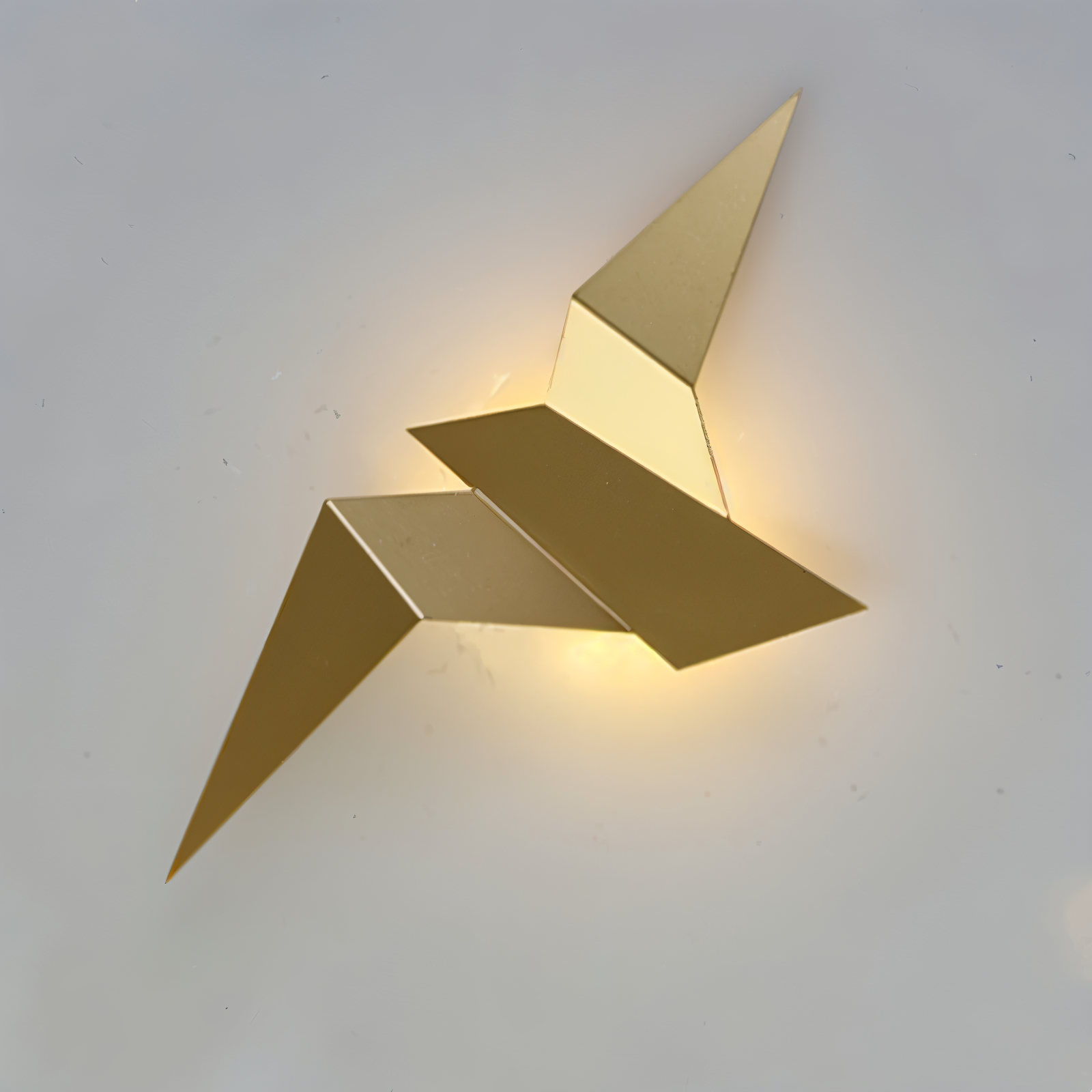 Kinkiet origami ptak LED japoński do salonu