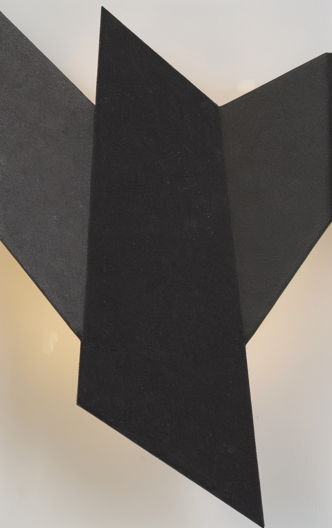 Kinkiet origami ptak LED japoński do salonu