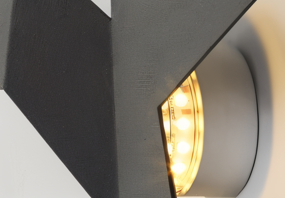 Kinkiet origami ptak LED japoński do salonu