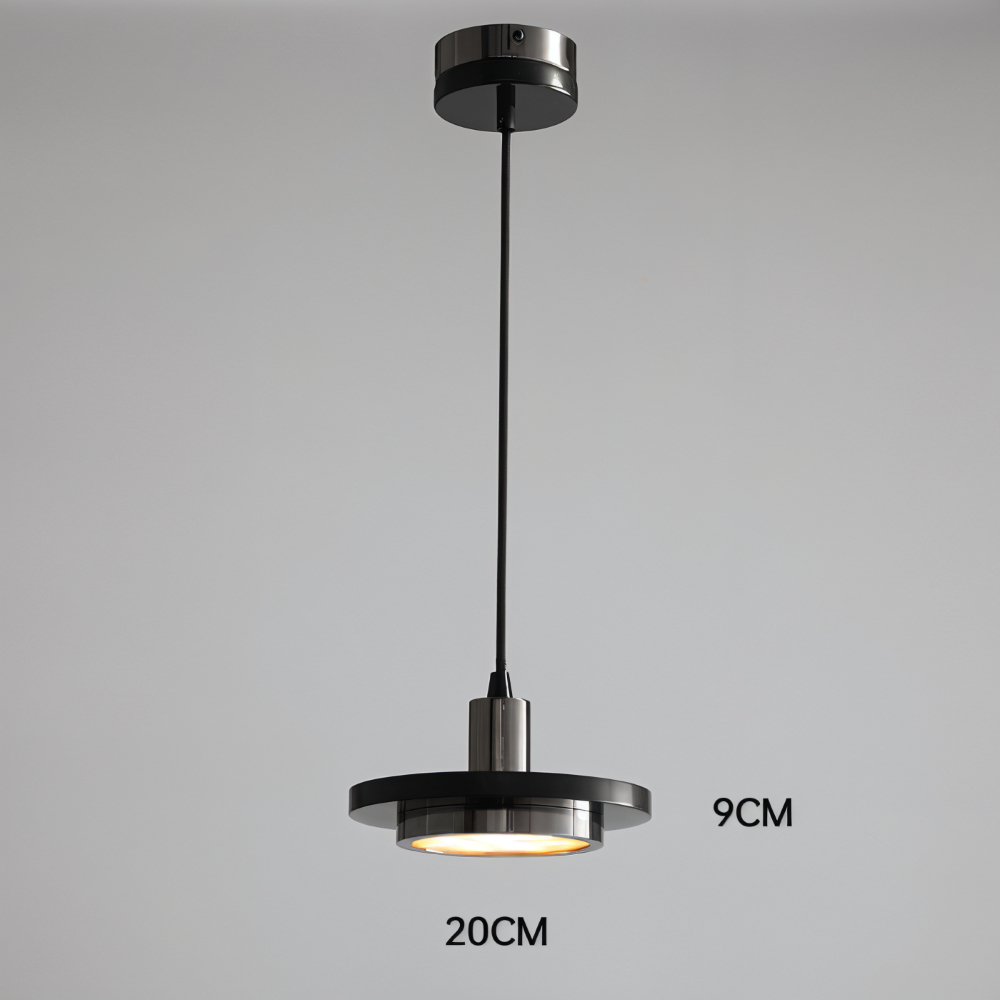 Lampa sufitowa metalowa nowoczesna LED do kuchni i salonu