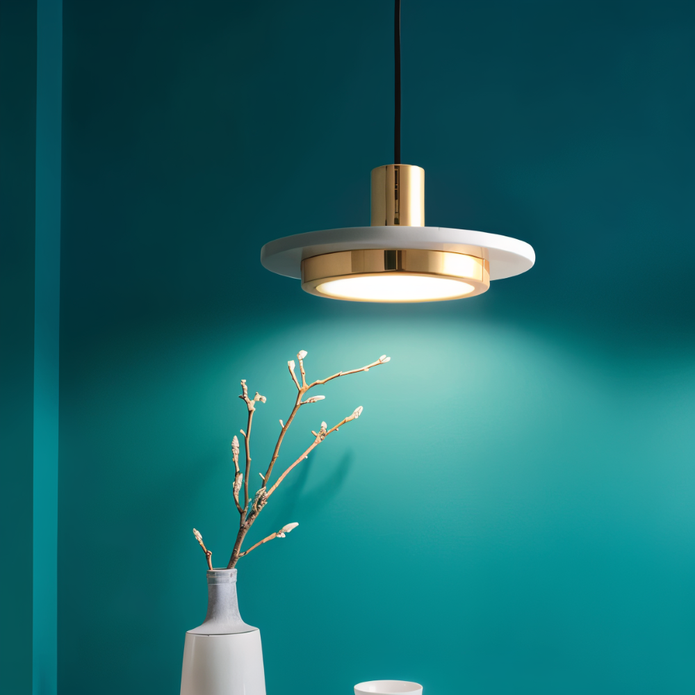 Lampa sufitowa metalowa nowoczesna LED do kuchni i salonu