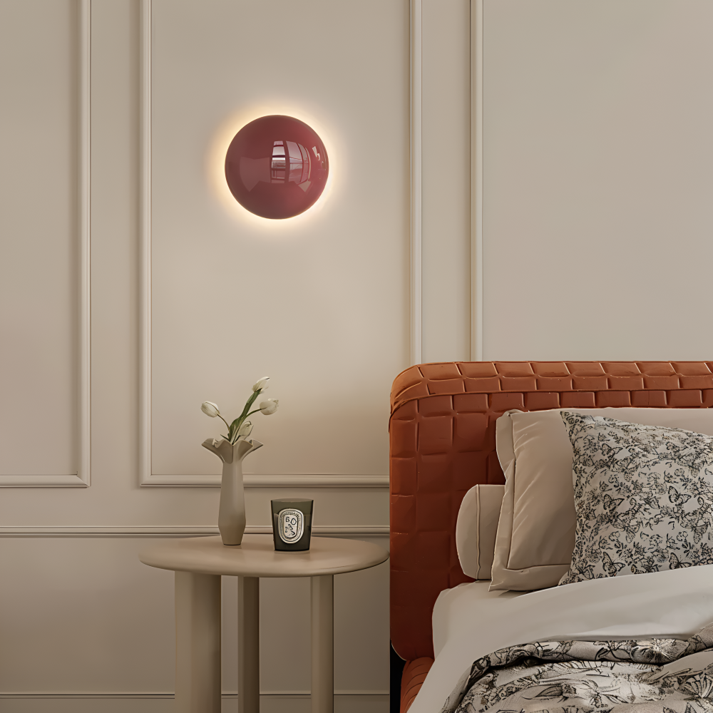 Okrągła lampa ścienna LED 5W z żelaza