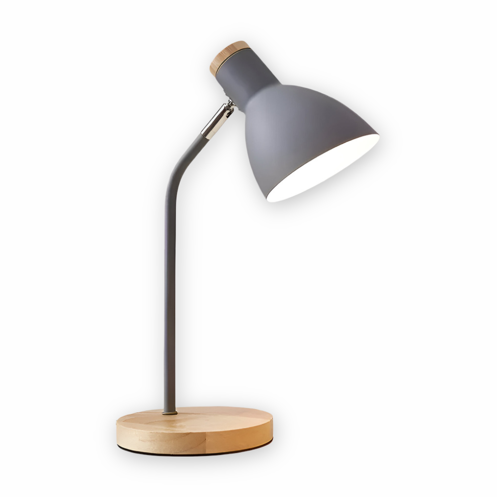 Lampa stołowa LED regulowana – skandynawski design, światło przyjazne dla oczu