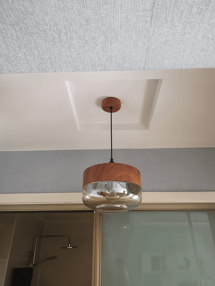 Lampa wisząca szklana retro nowoczesna regulowana