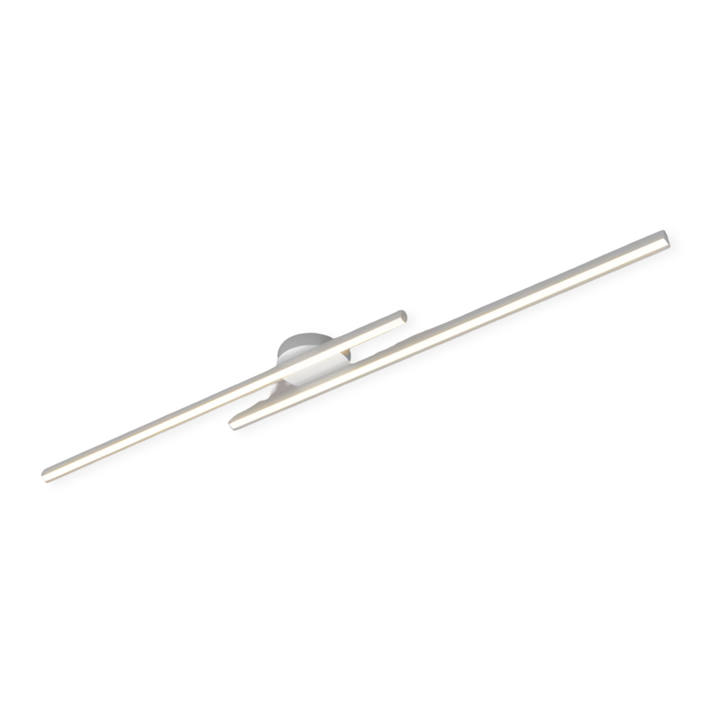 Nowoczesna lampa sufitowa LED do salonu aluminiowa