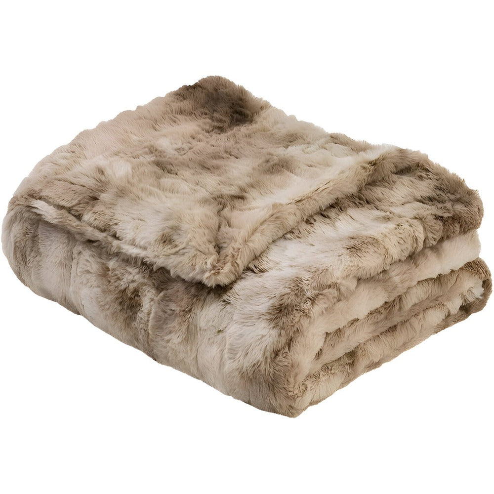 Dwustronny koc polarowy miękki coral fleece