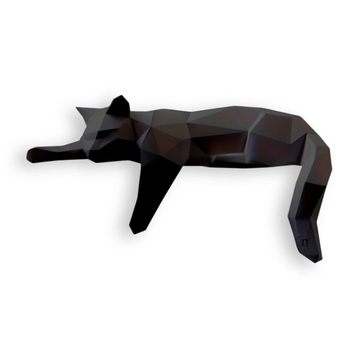 Figurka kota 3D DIY w stylu origami do nowoczesnego wnętrza