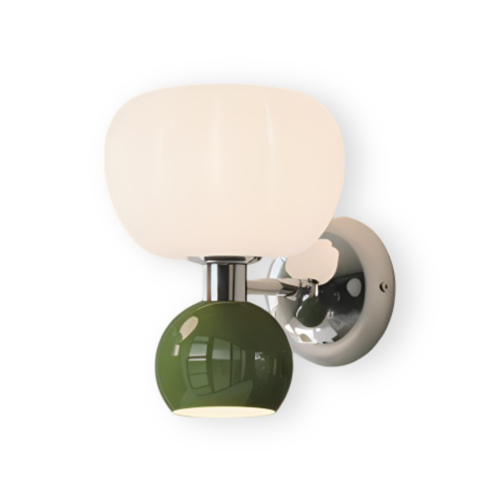 Kinkiet LED kremowy metalowy G9 minimalistyczny