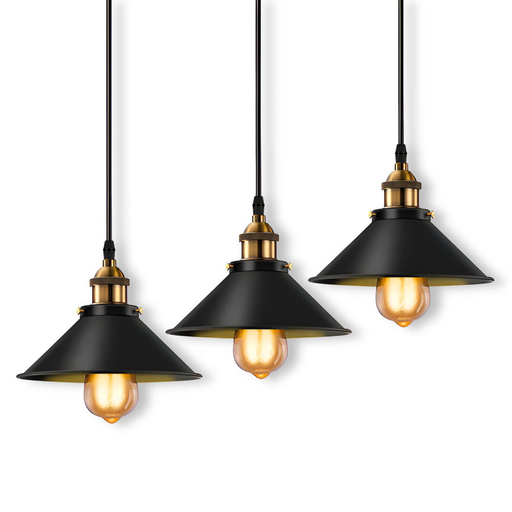 Lampa wisząca industrialna metalowa retro E27