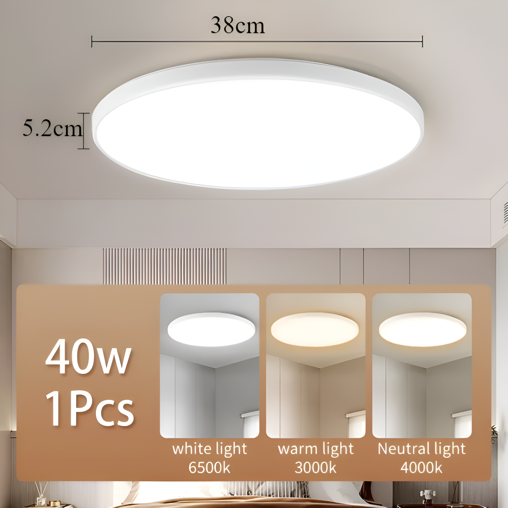 Plafon LED okrągły ultracienki 18W 30W 40W