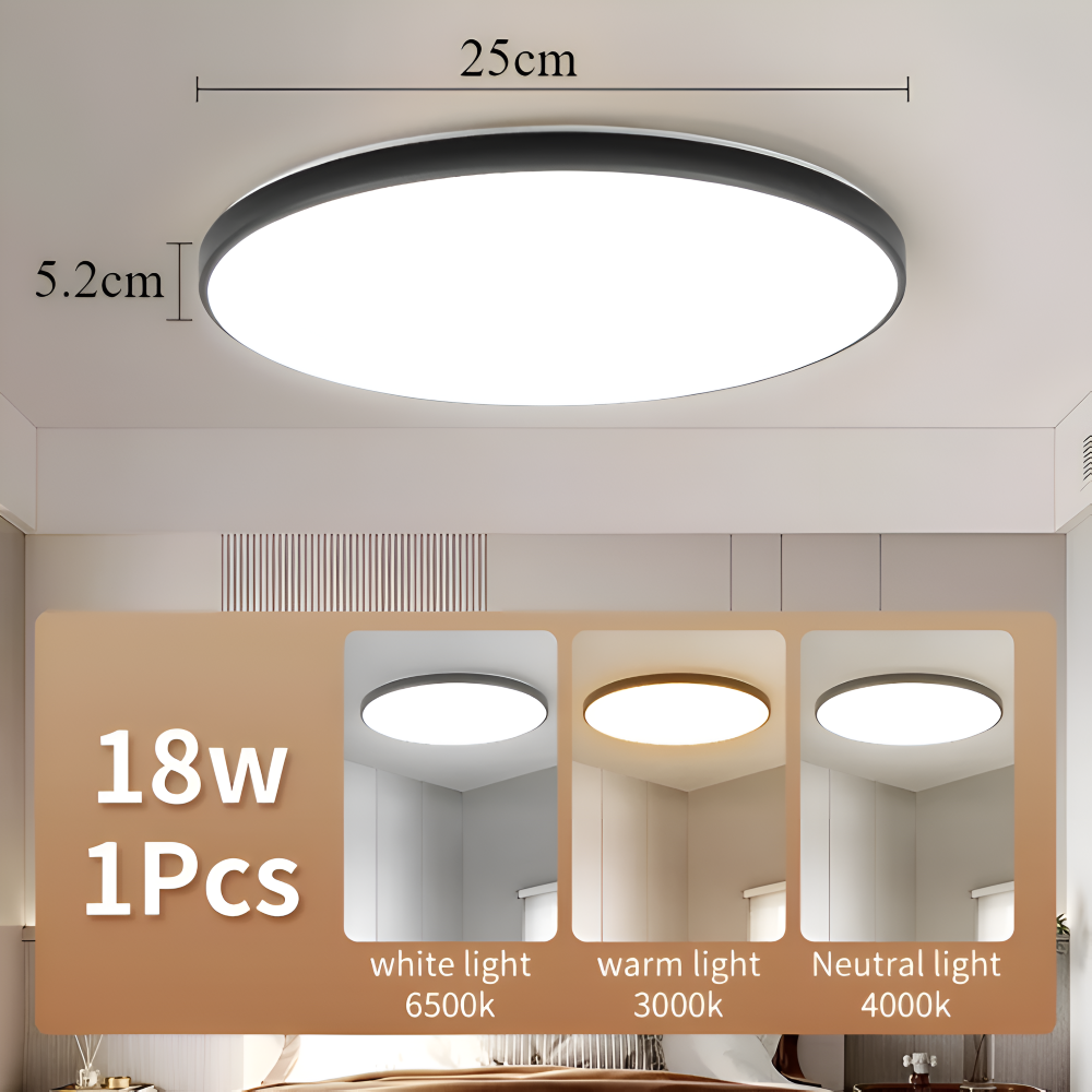 Plafon LED okrągły ultracienki 18W 30W 40W