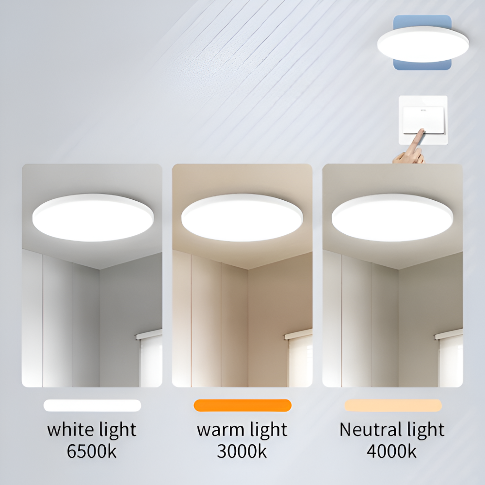 Plafon LED okrągły ultracienki 18W 30W 40W