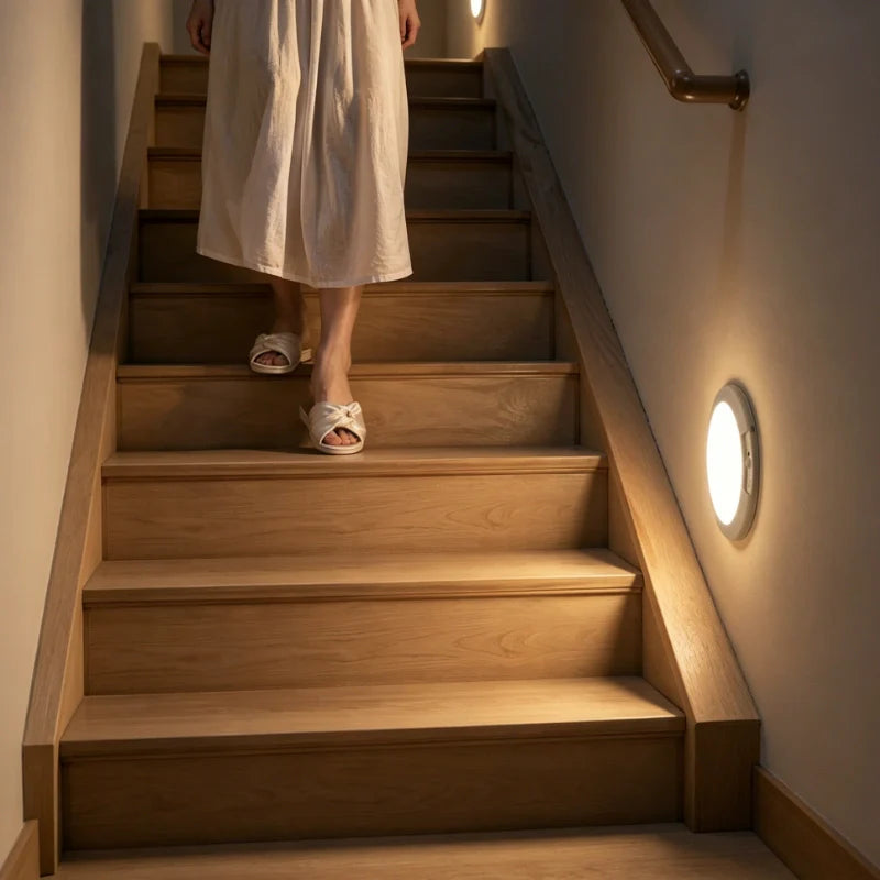Akumulatorowa lampa sufitowa z czujnikiem ruchu