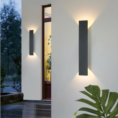 Wodoodporny kinkiet LED aluminiowy do oświetlenia zewnętrznego