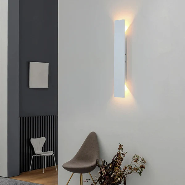 Wodoodporny kinkiet LED aluminiowy do oświetlenia zewnętrznego