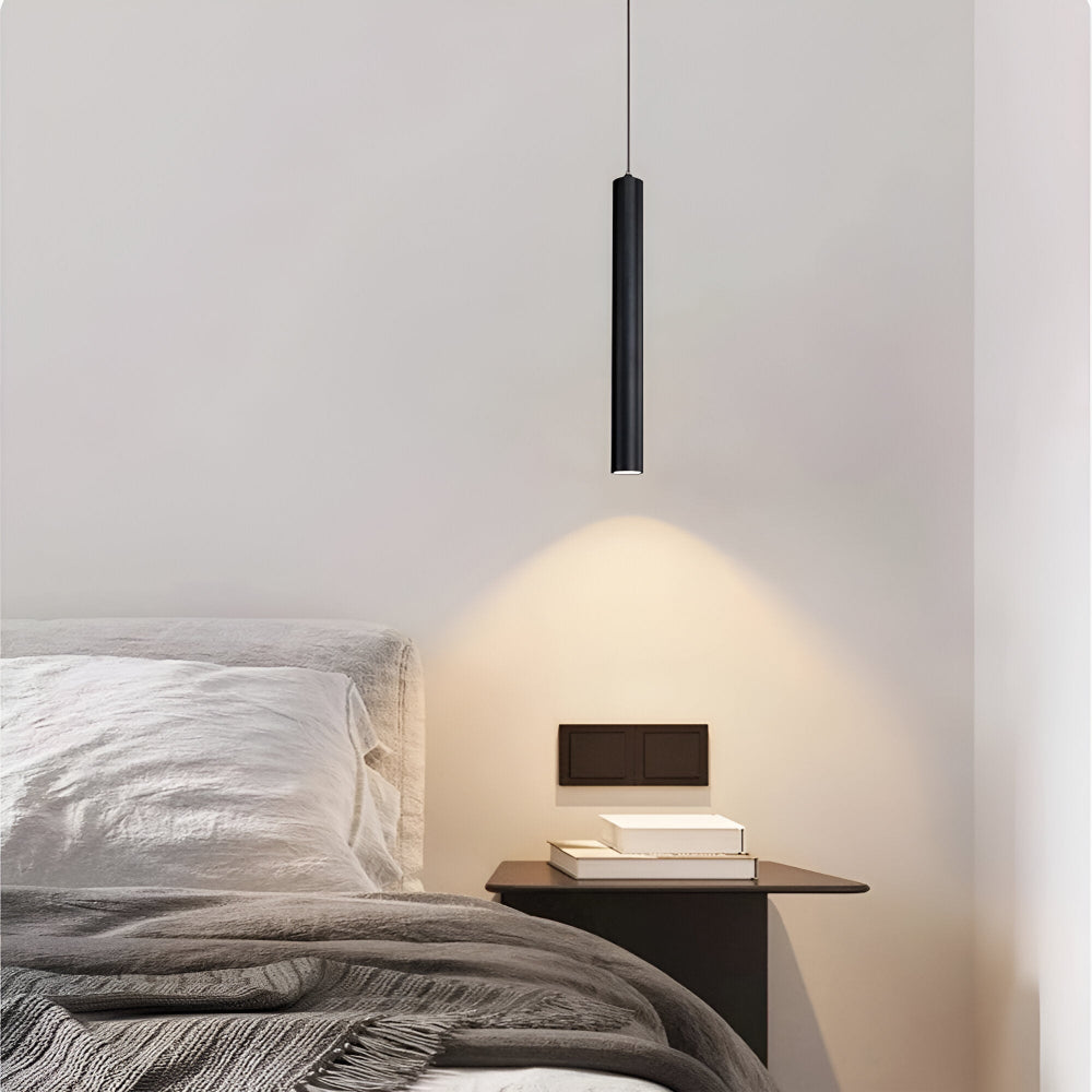 Podwójna lampa wisząca LED czarna aluminiowa 3000K