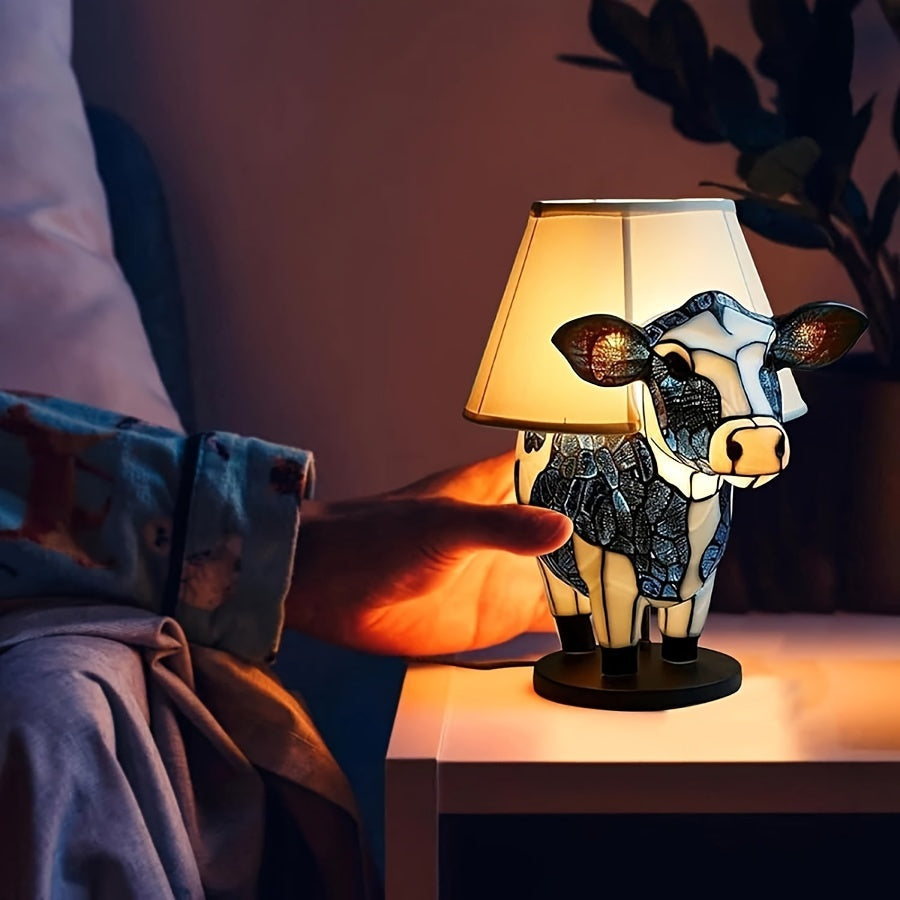 Lampka nocna LED krówka do pokoju dziecięcego