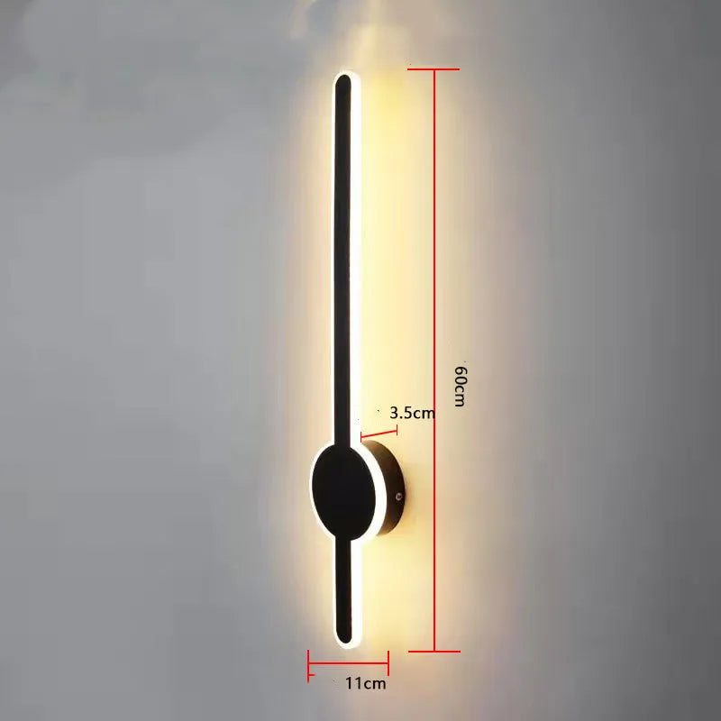 Ściemnialna lampa ścienna LED z regulacją temperatury barwowej