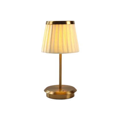 Ładowalna lampka stołowa LED czarno-złota