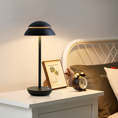 Bezprzewodowa aluminiowa lampa stołowa z dotykowym ściemniaczem