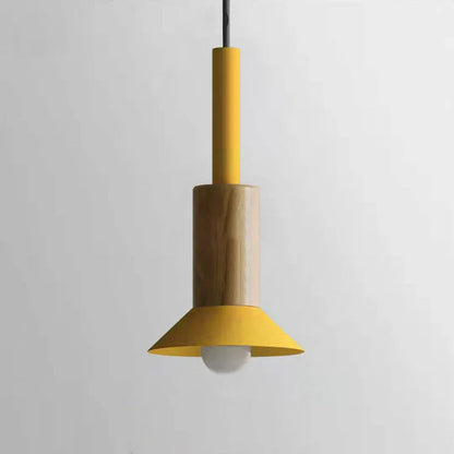Kolorowa lampa wisząca w stylu skandynawskim do kuchni i jadalni