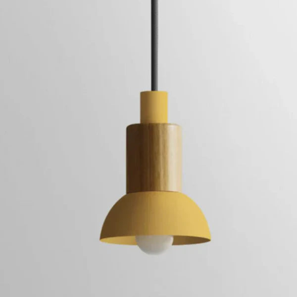 Kolorowa lampa wisząca w stylu skandynawskim do kuchni i jadalni