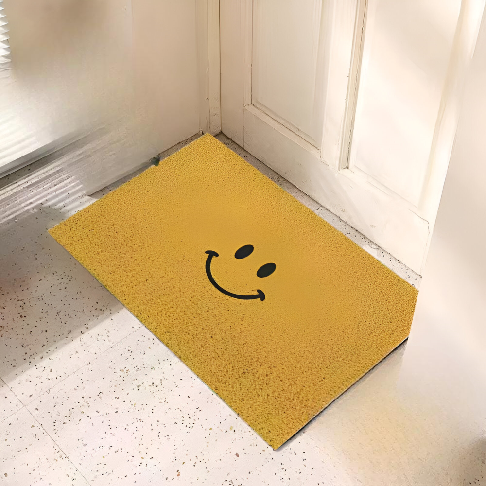 Antypoślizgowa wycieraczka PVC ze smiley 40 × 60 cm