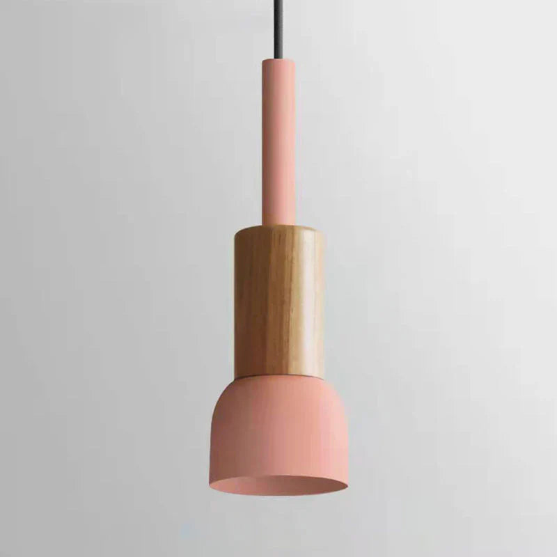Kolorowa lampa wisząca w stylu skandynawskim do kuchni i jadalni