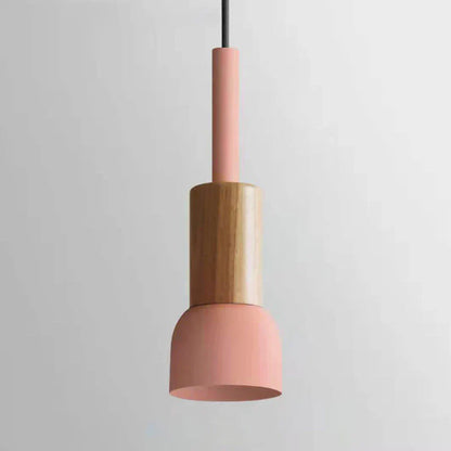 Kolorowa lampa wisząca w stylu skandynawskim do kuchni i jadalni