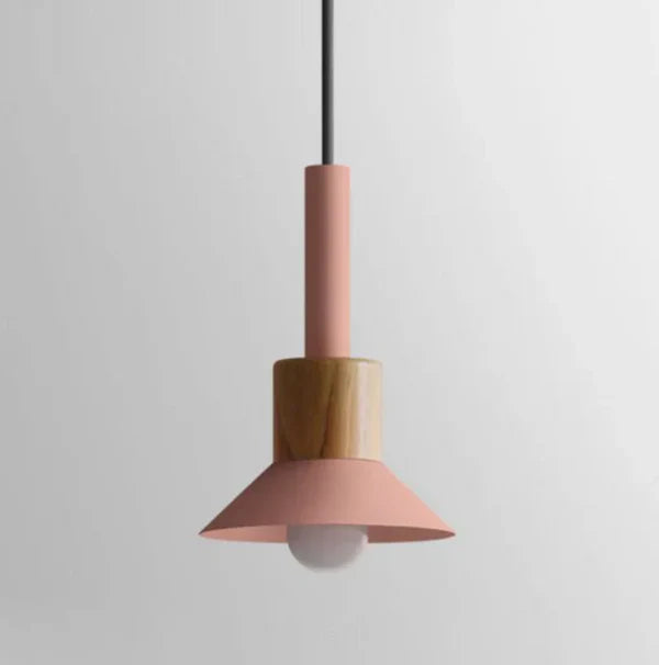 Kolorowa lampa wisząca w stylu skandynawskim do kuchni i jadalni