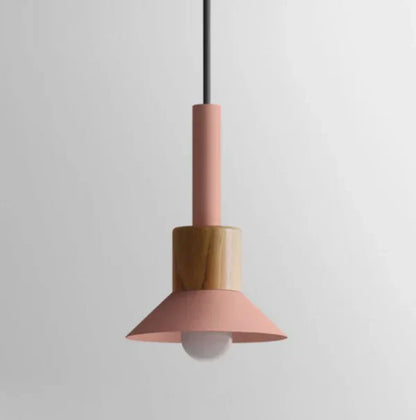 Kolorowa lampa wisząca w stylu skandynawskim do kuchni i jadalni