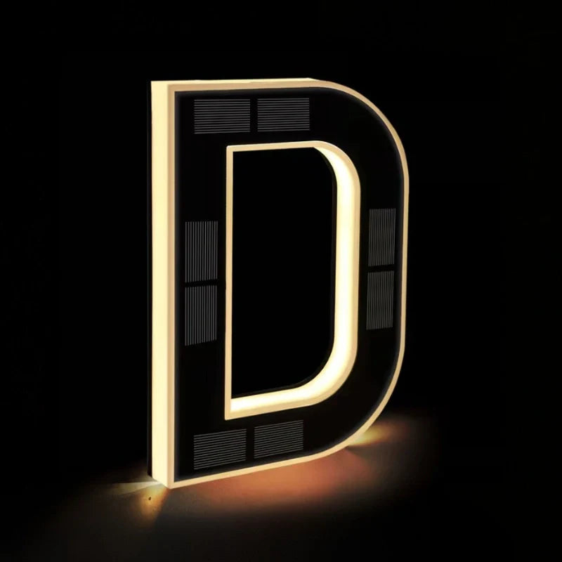 Solarna lampa z numerem domu LED