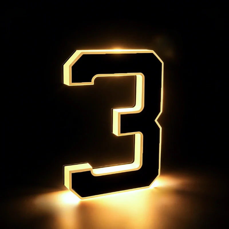 Solarna lampa z numerem domu LED