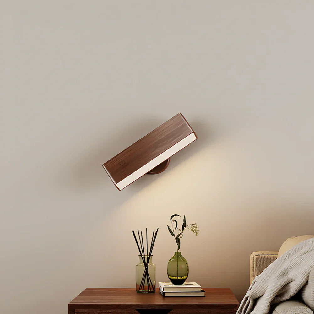 Obrotowa lampa ścienna LED 360° bezprzewodowa