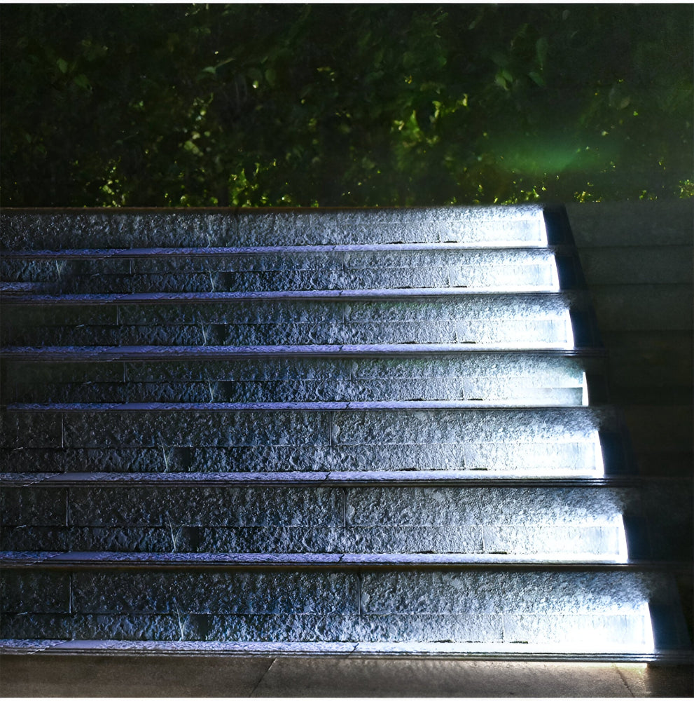 Trójkątne lampy solarne LED schodowe ogrodowe IP67