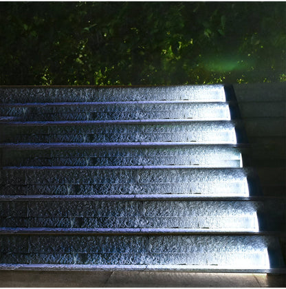 Trójkątne lampy solarne LED schodowe ogrodowe IP67
