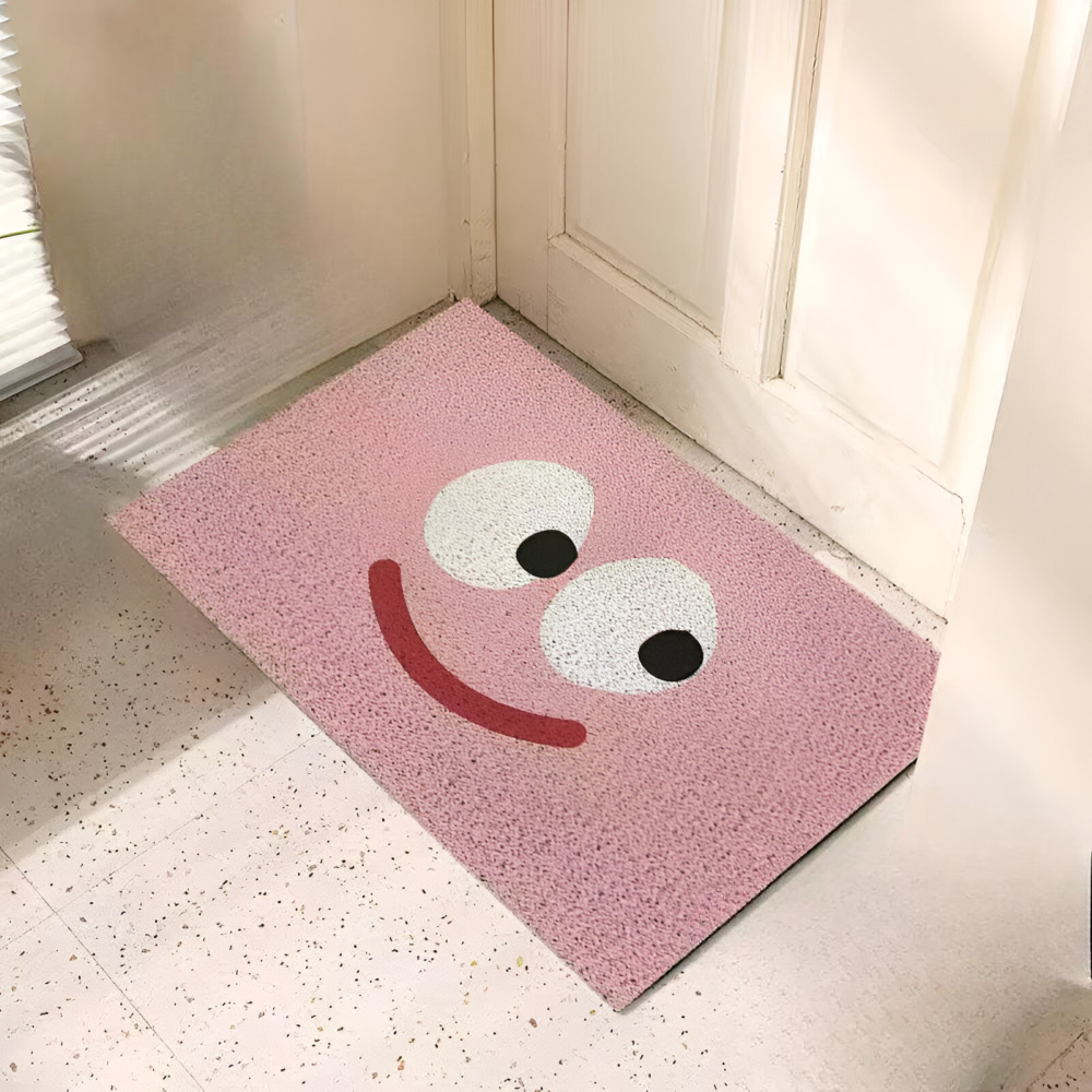 Antypoślizgowa wycieraczka PVC ze smiley 40 × 60 cm