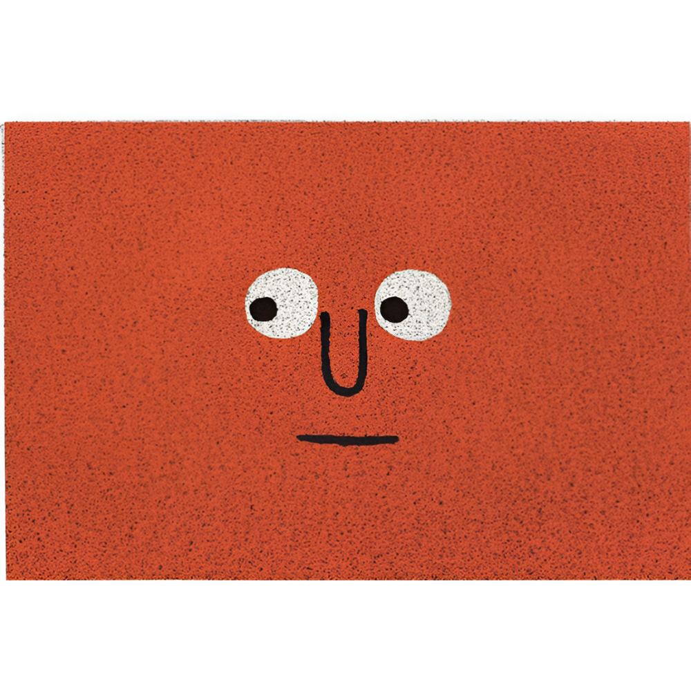 Antypoślizgowa wycieraczka PVC ze smiley 40 × 60 cm