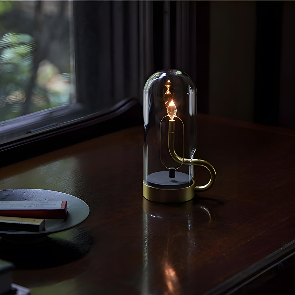 Bezprzewodowa lampa stołowa LED USB na taras
