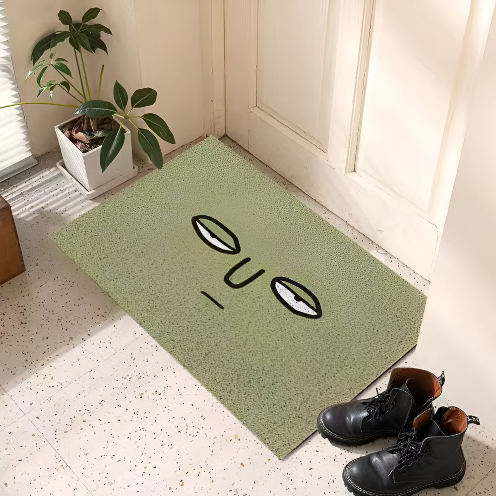 Antypoślizgowa wycieraczka PVC ze smiley 40 × 60 cm
